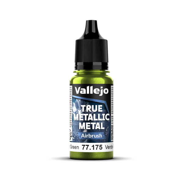 Vallejo True Metallic Metal: Airbrush - Amber Green 18 ml
