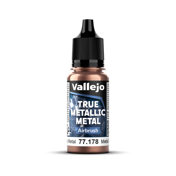 Vallejo True Metallic Metal: Airbrush - Rusty Metal 18 ml