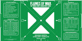 Flames of War: Green Double-width Artillery Template (Imperial)