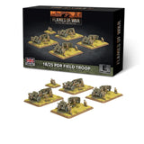 Flames of War: British: 18/25pdr Gun Battery (x4 guns + infantry team)