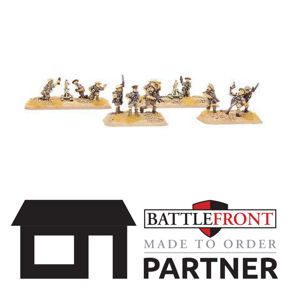 Flames of War: British: 8th Army Company HQ (Made to Order)
