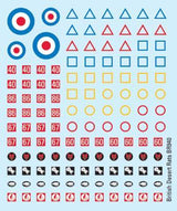 Flames of War: British: Flames of War: Desert Rats Decals (x4)