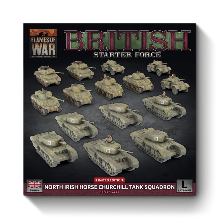 Flames of War: British: North Irish Horse Churchill Tank Squadron (Limited Edition)