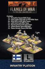 Flames of War: Finnish: Infantry Platoon (x46 Figs)