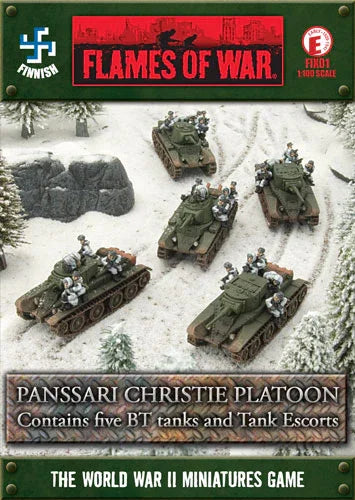 Flames of War: Finnish: Panssari Christie Platoon (x5)