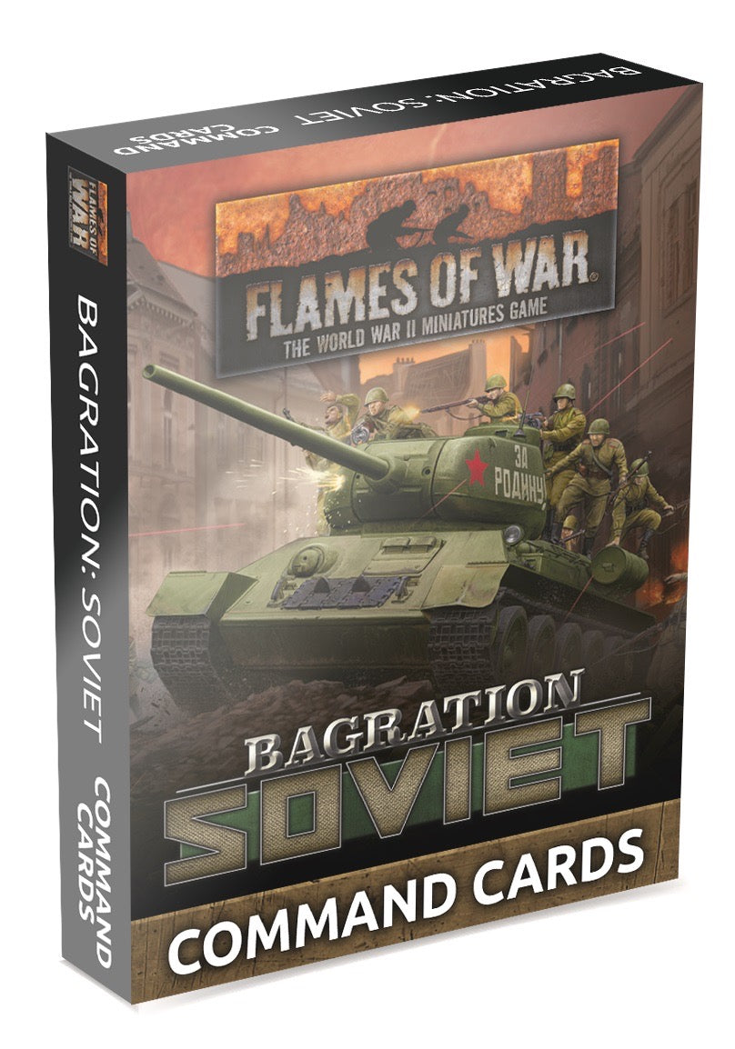 Flames of War: Bagration: Soviet Command Cards (42x Cards)