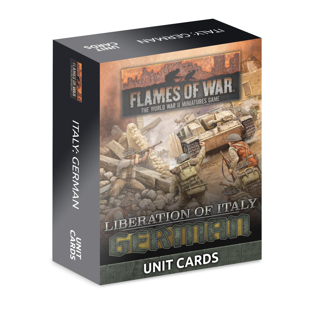 Flames of War: German: Liberation of Italy German Unit Cards (x89 Cards)