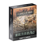 Flames of War: Italian: Liberation of Italy Italian Unit Cards (x53 Cards)
