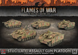 Flames of War: German: StuG (Late) Assault Gun Platoon (x5 plastic tanks with schurzen)