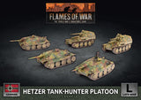 Flames of War: German: Hetzer/Marder Tank Hunter Platoon (x5 Plastic)