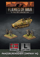 Flames of War: German: Panzergrenadier Company HQ (Plastic)
