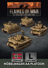 Flames of War: German: Mobelwagen 3.7cm AA Tank Platton (x4)