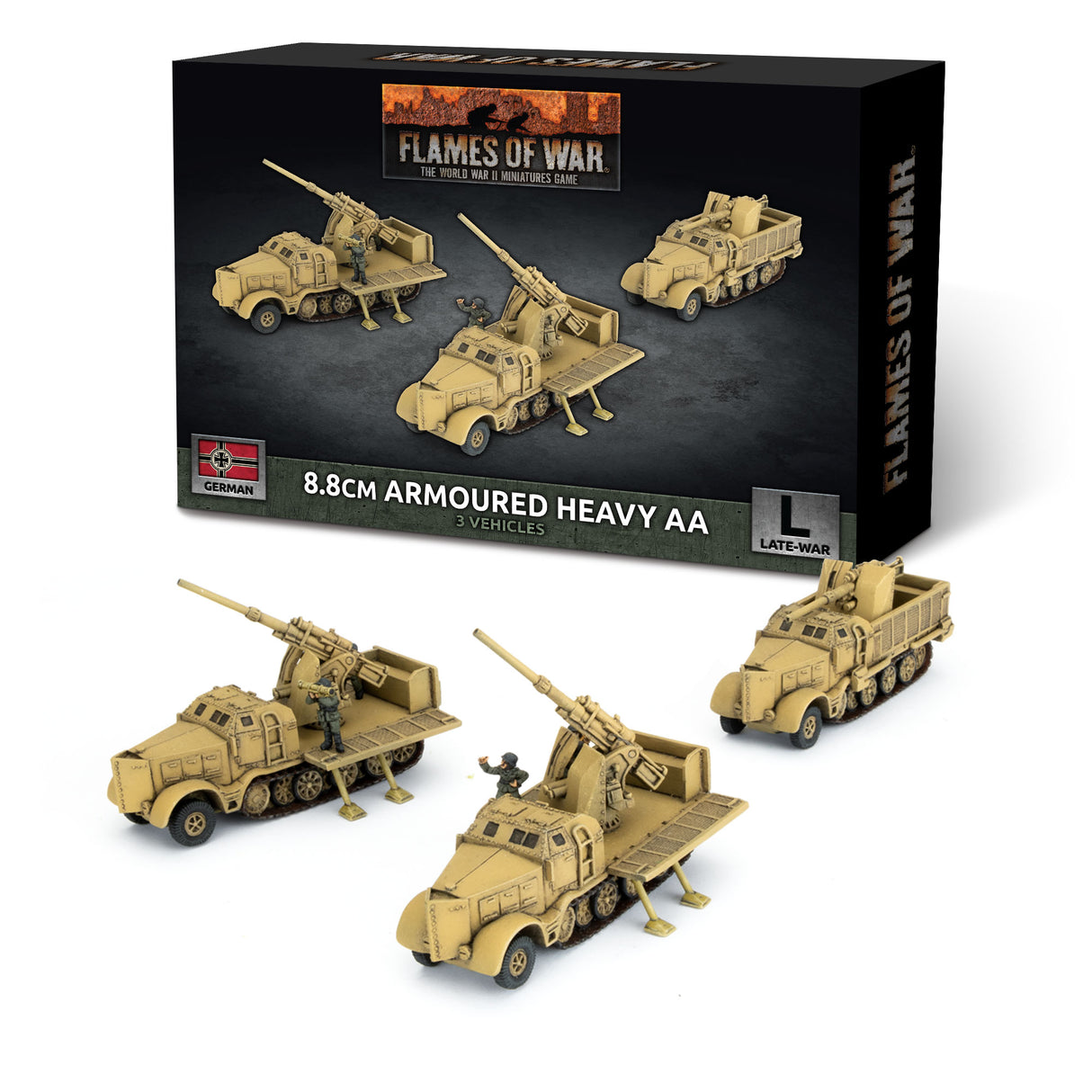 Flames of War: German: 8.8cm FlaK37 (Sf) Platoon