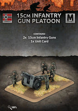 Flames of War: German: 15cm Infantry Gun Platoon (x2)