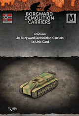 Flames of War: German: Borgward Demolition Carriers (x4)
