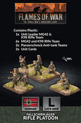 Flames of War: German: Fallschirmjager Platoon (Plastic)