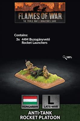 Flames of War: Hungarian: Anti-tank Rocket Platoon (x3)