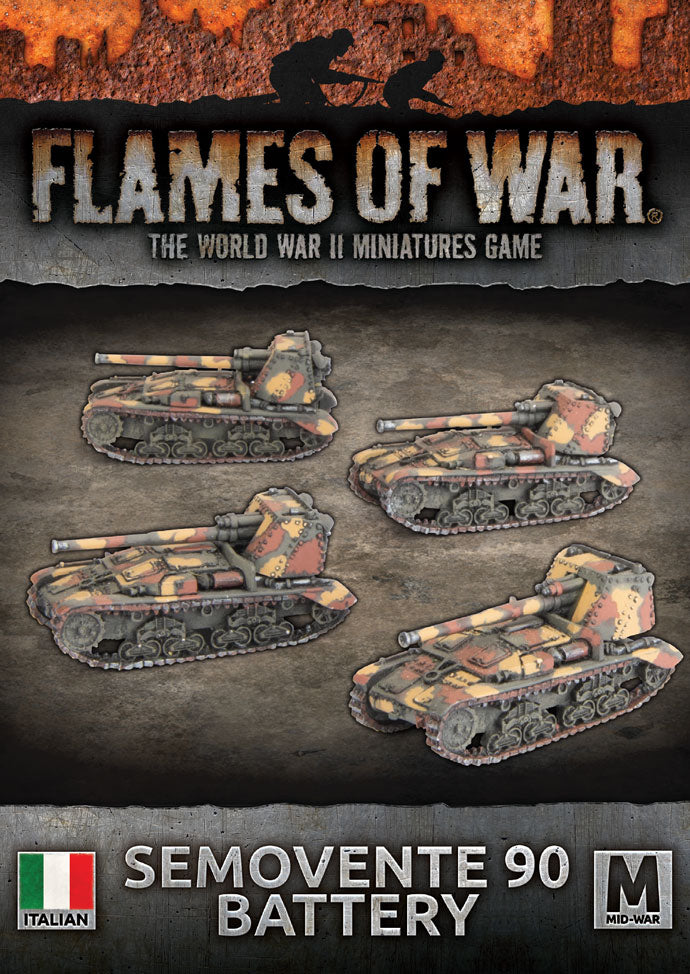 Flames of War: Italian: Semovente 90/53 (x4)