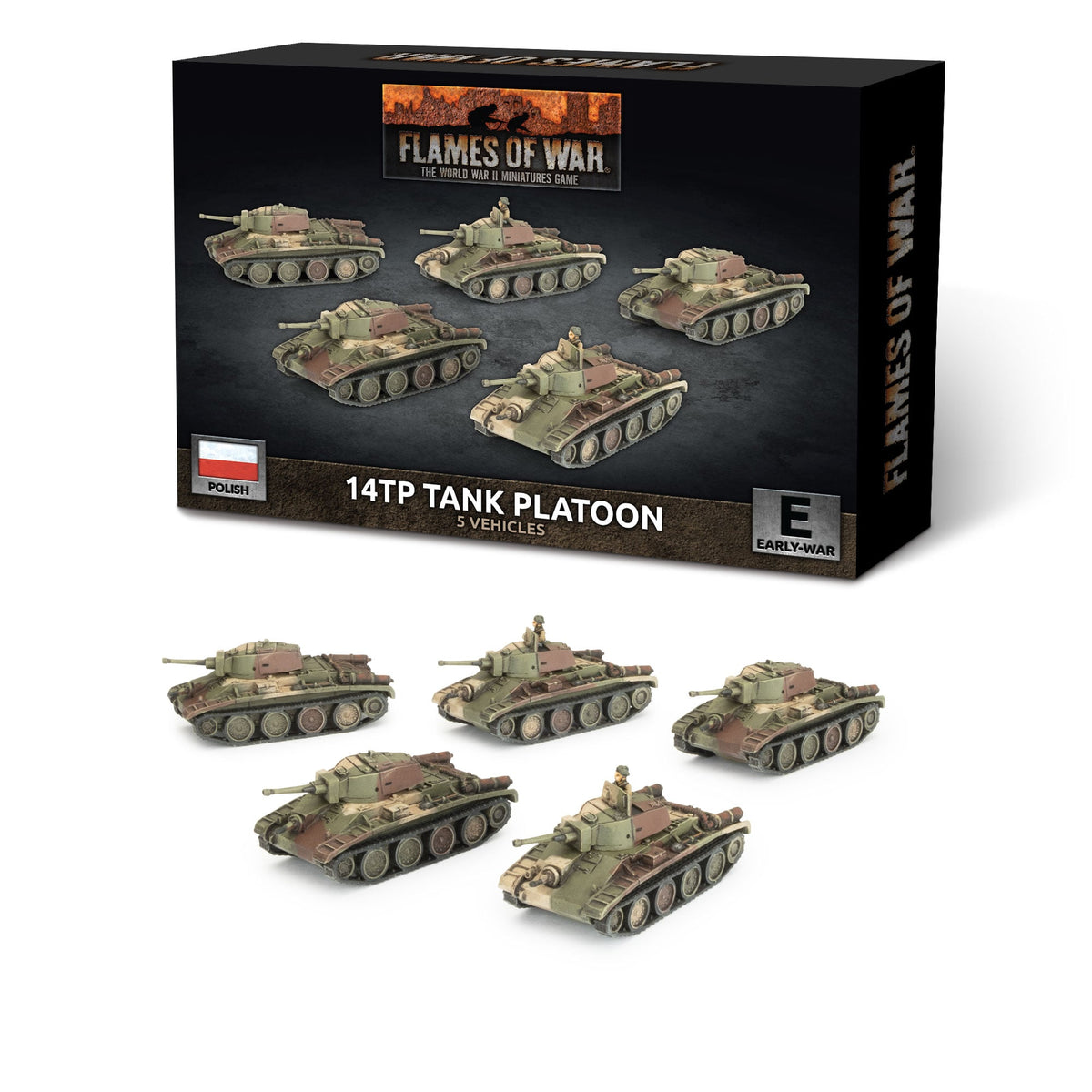 Flames of War: Polish: 14TP Tank Platoon - Pre-Order