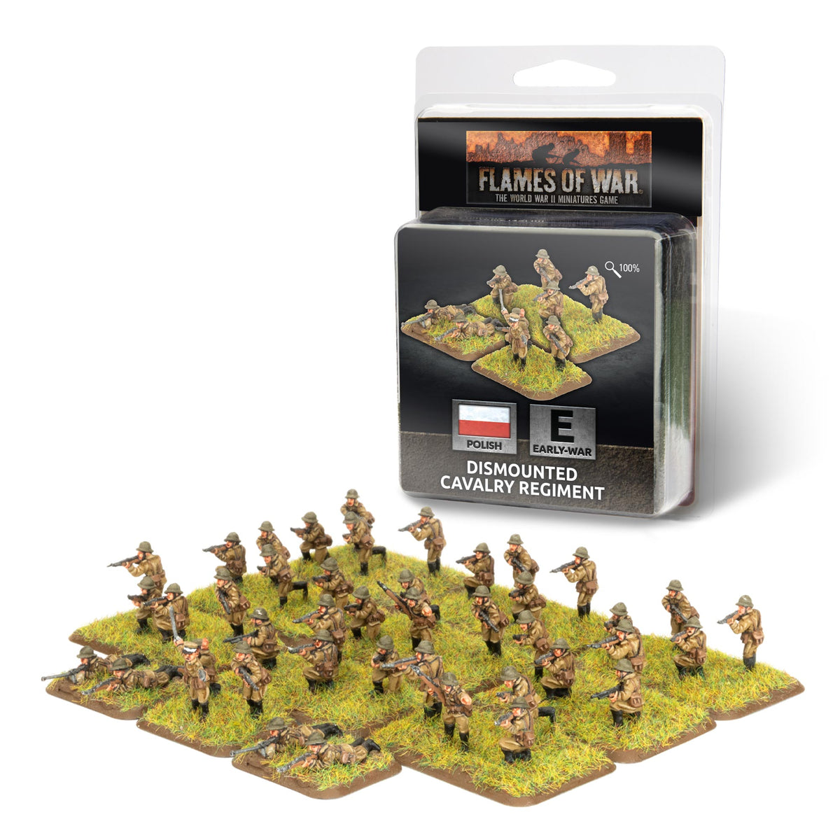 Flames of War: Polish: Dismounted Cavalry Regiment - Pre-Order