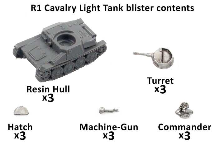 Flames of War: R1 Cavalry light Tank