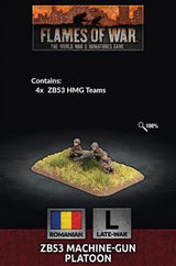 Flames of War: Romanian: HMG Platoon (x4)