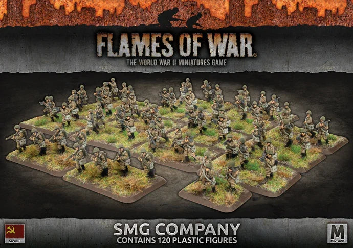 Flames of War: Soviets: SMG Company (120 figs Plastic)