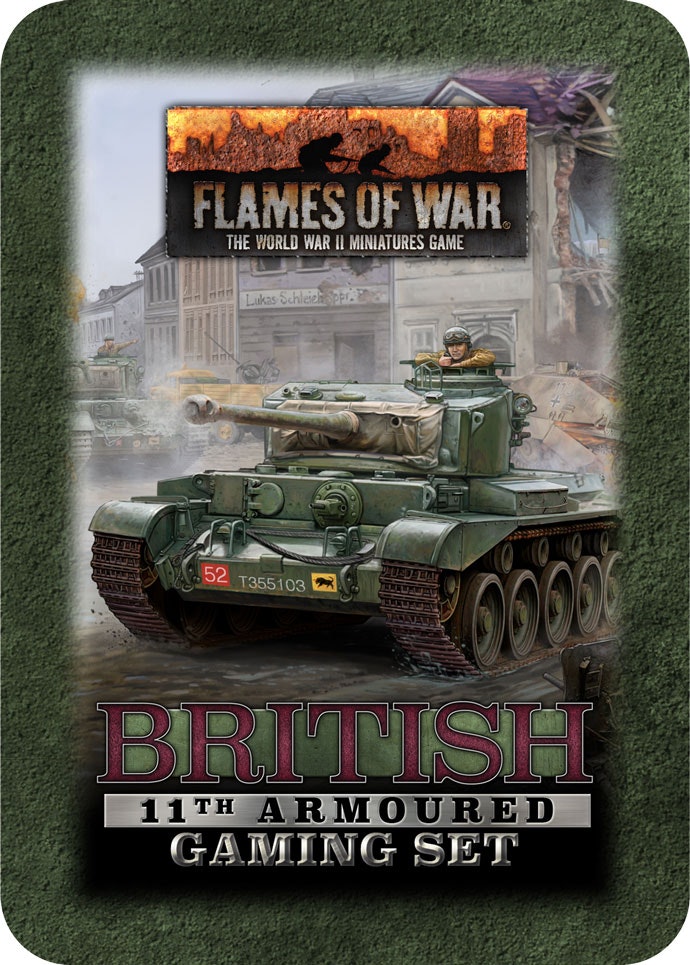 Flames of War: British Tin (x20 Tokens, x2 Objectives, x16 Dice)