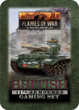 Flames of War: British Tin (x20 Tokens, x2 Objectives, x16 Dice)