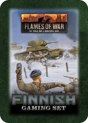 Flames of War: Finnish Gaming Tin (x20 Tokens, x2 Objectives, x16 Dice)