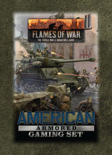 Flames of War: American Armoured Tin (x20 Tokens, x2 Objectives, x16 Dice)