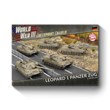 WWIII: West German: Leopard 1 Panzer Zug (x5 Plastic)