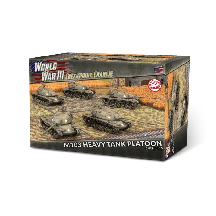 WWIII: American: M103 Heavy Tank Platoon (Plastic)