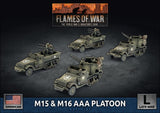 Flames of War: American: M15 & M16 AAA Platoon (x4 Plastic)