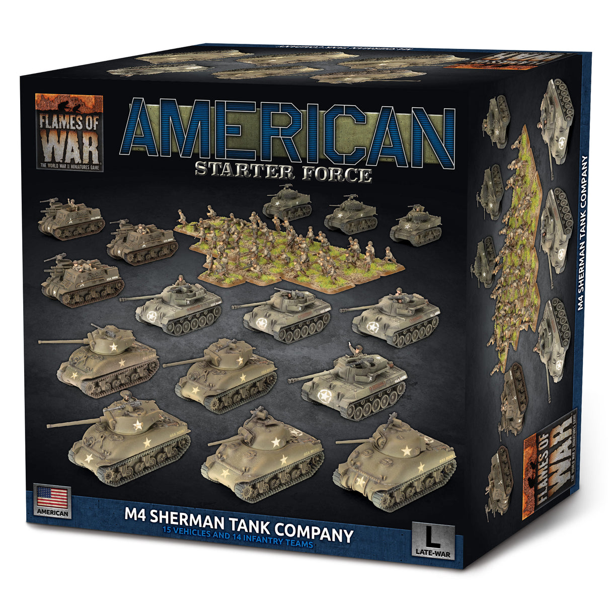 Flames of War: American: Sherman Tank Company