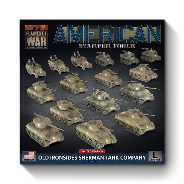 Flames of War: American: Old Ironsides Sherman Tank Company (Limited Edition)