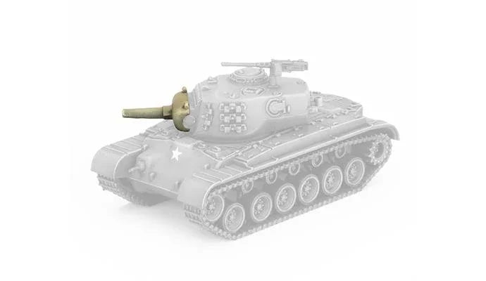 Flames of War: M45 Pershing 105mm Howitzer Add-On (x3)