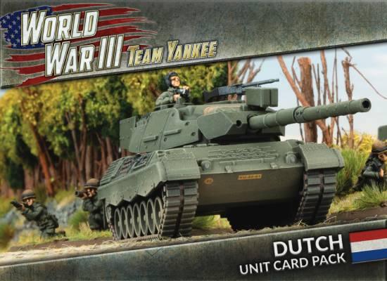 World War III: Team Yankee - Dutch Unit Card Pack