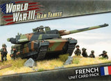 World War III: Team Yankee - French Unit Card Pack