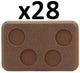 GF9: Medium Bases - 4 holes