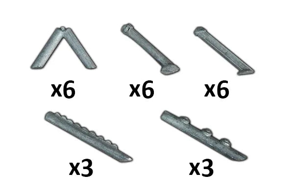 Flames of War: Beach Obstacles (x12)