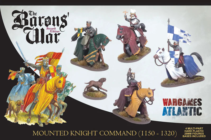 Wargames Atlantic: Barons War Mounted Knight Command (1150 - 1320)