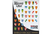 Wargames Atlantic: Barons' War Shield Decals (01)