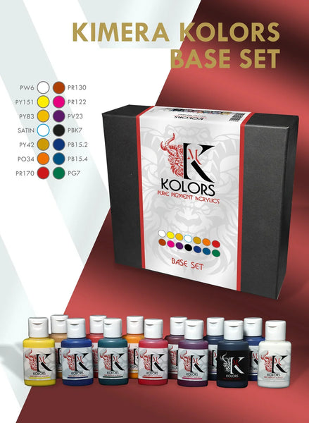 Kimera Kolors Pure Pigments Acrylics Base Set