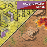 BattleTech: BattleMat: Alien Worlds - items - Caustic Valley/Mines