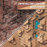 BattleTech: BattleMat: Alien Worlds - items - Crystal Canyon/Badlands