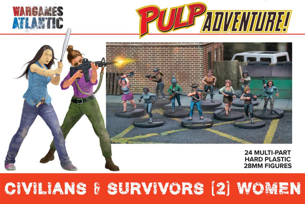 Wargames Atlantic: Pulp Adventure - Civilians & Survivors (2): Women