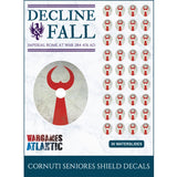 Wargames Atlantic: Decline & Fall Shield Decals: Cornuti Seniores