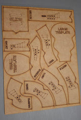 Dark Castle Terrain - Gaslands Tokens & Templates