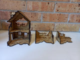 Dark Castle Terrain - Normandy - Ruined 2 Storey House